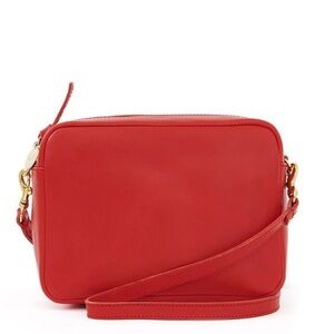 Clare V Midi Sac Cherry Red- *no strap*